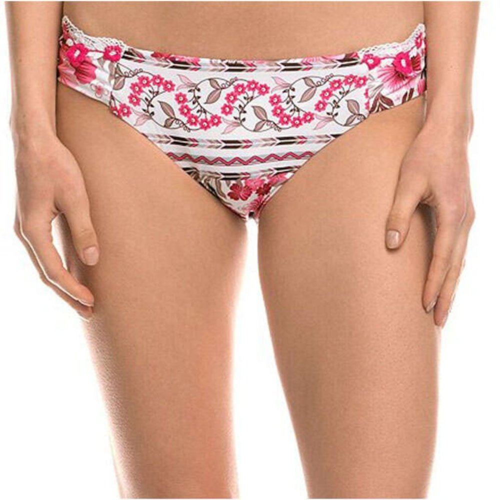 Isabella Rose Women's Wildflower Maui Tab Side Bikini Bottom Size Large